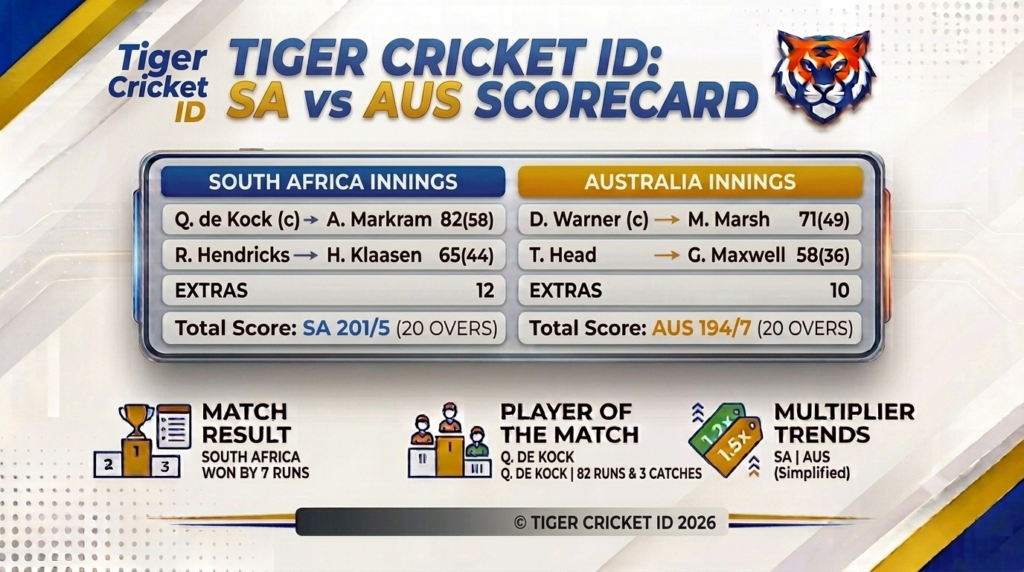 south africa national cricket team vs australian men’s cricket team match scorecard